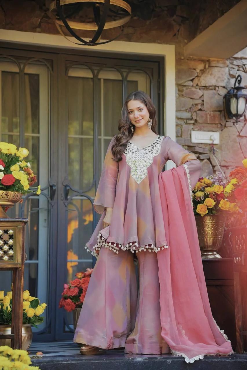 Blossom Bliss: Vibrant Celebration Outfit