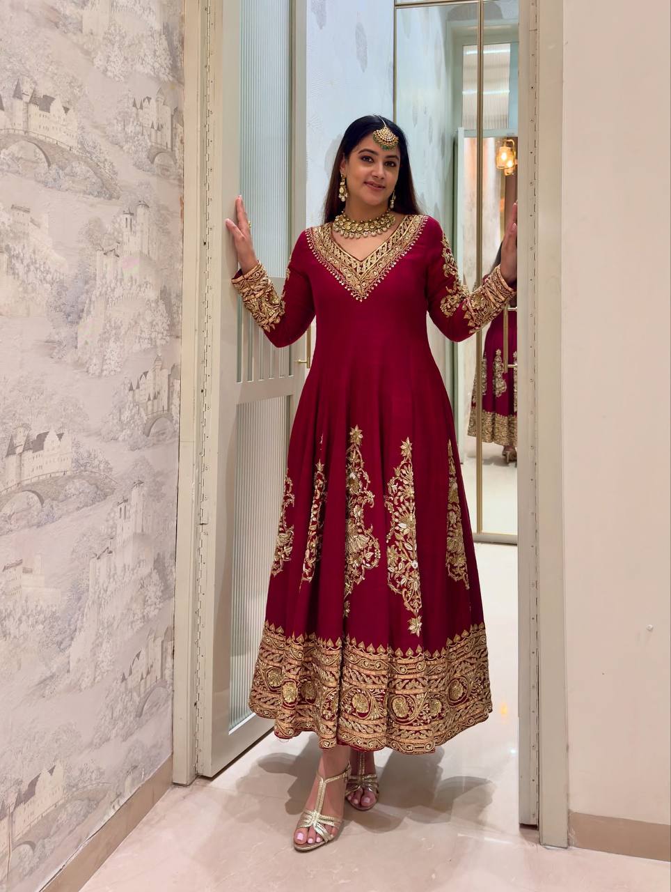 Elegant Radiance: Embrace the Festivity