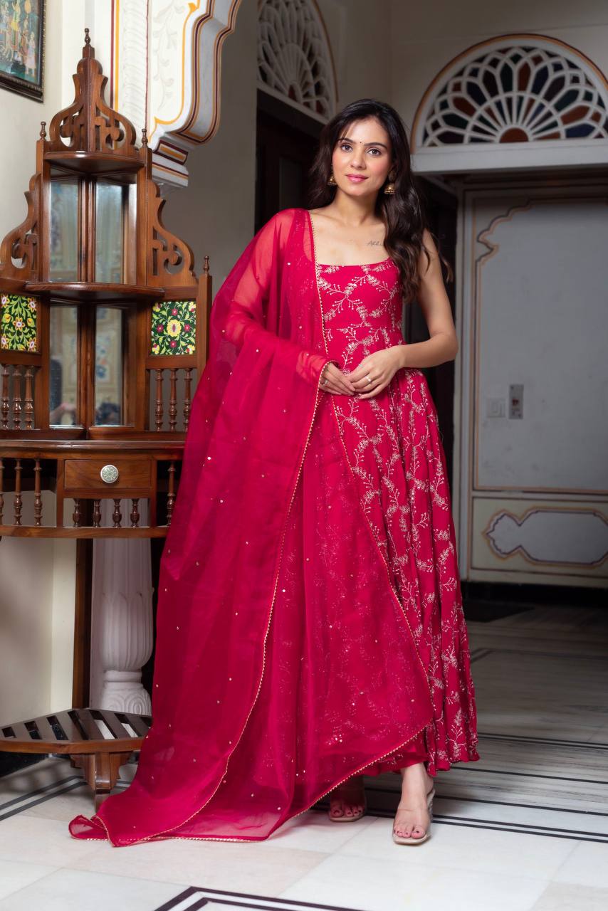 Graceful Red Ensemble for Every Occasion