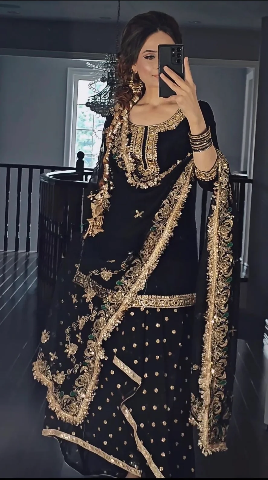 Two Colour Launching New Party Wear Look Top Dhoti Skirt and Dupatta Set - Image 7