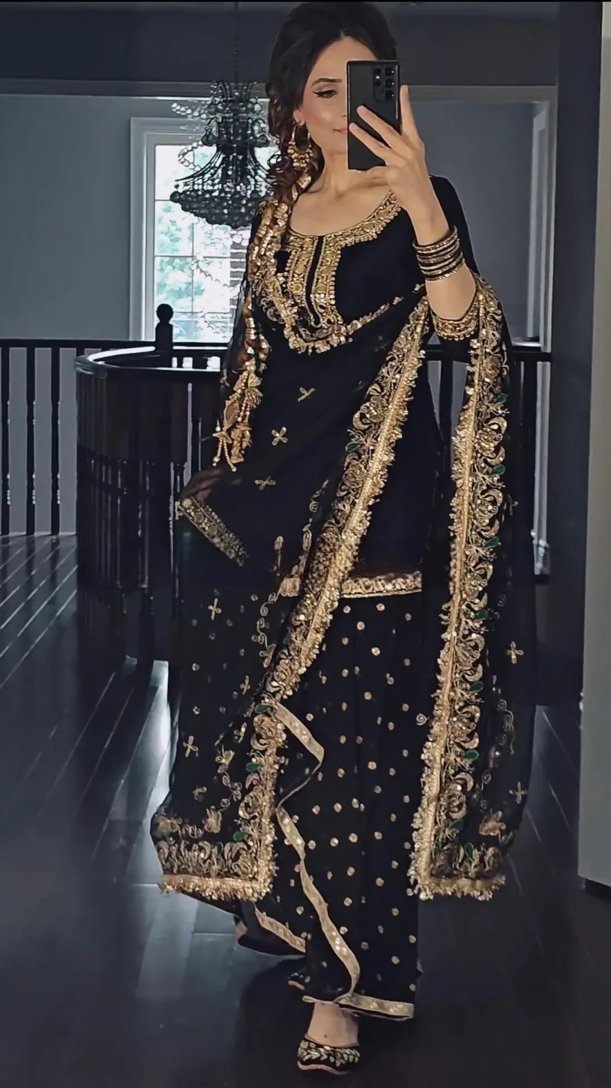 Two Colour Launching New Party Wear Look Top Dhoti Skirt and Dupatta Set - Image 8