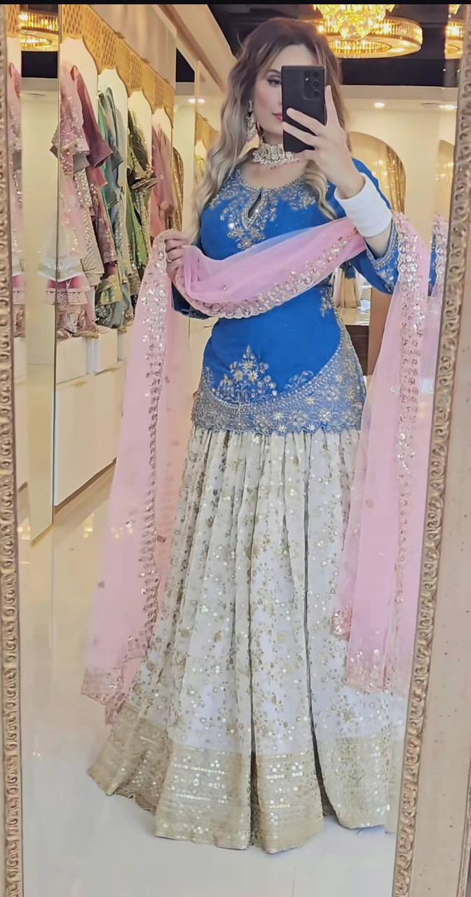 Opulent Fusion The Enchanted Lehenga Ensemble - Image 2