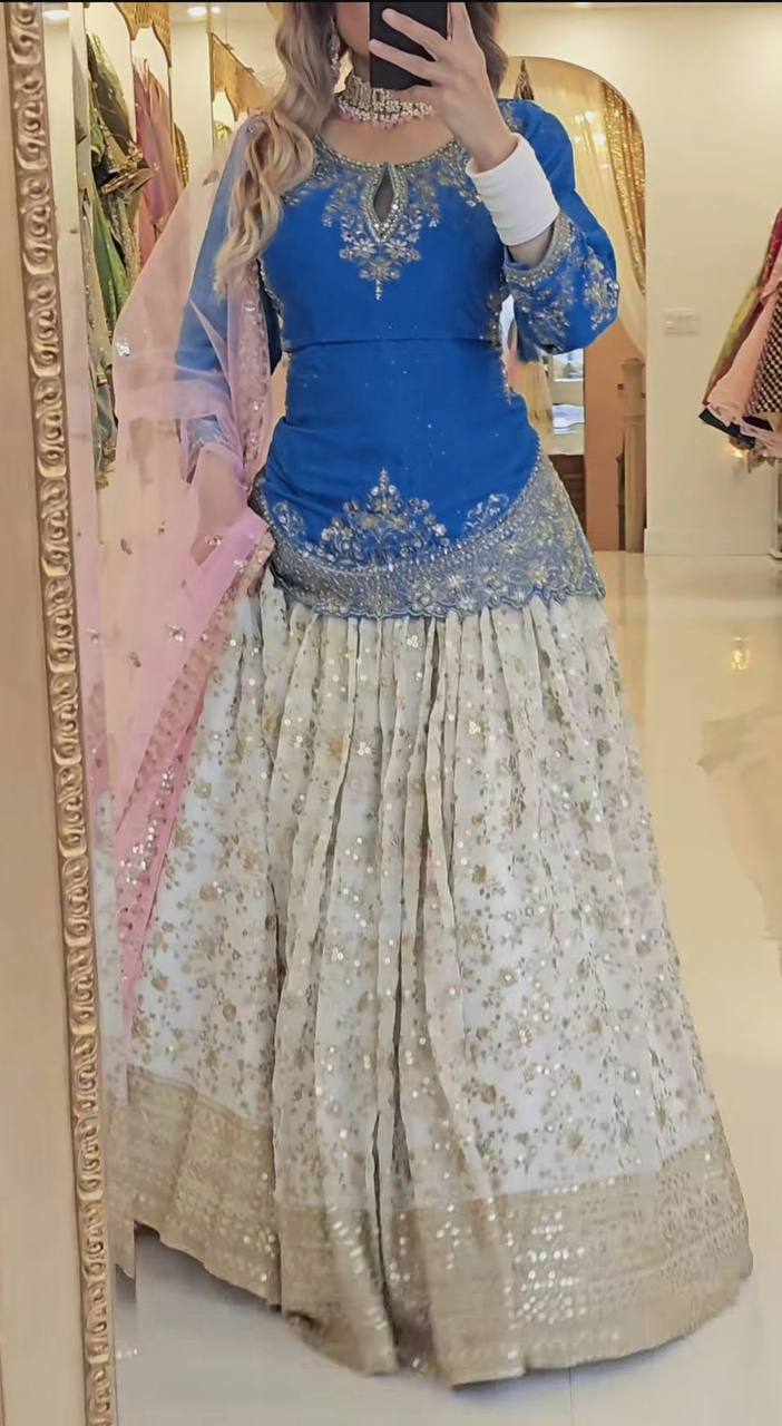 Opulent Fusion The Enchanted Lehenga Ensemble - Image 4