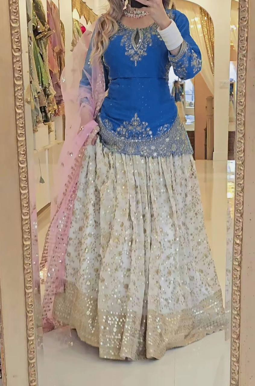 Opulent Fusion The Enchanted Lehenga Ensemble - Image 5