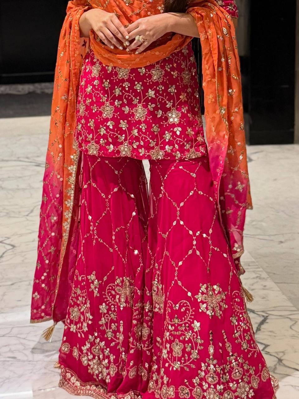 Radiant Elegance in Pink Attire - Image 7