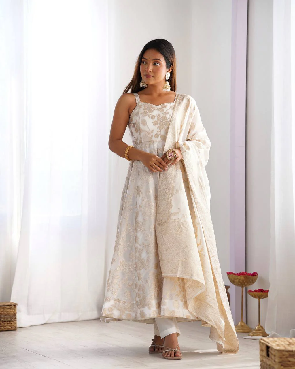 Radiant Moments in Ethereal Fabric