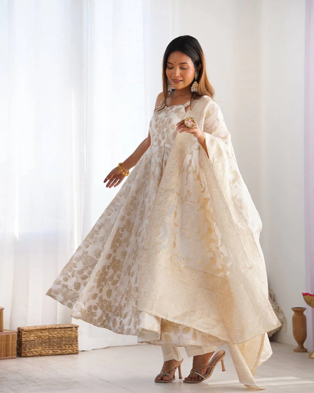Radiant Moments in Ethereal Fabric - Image 10