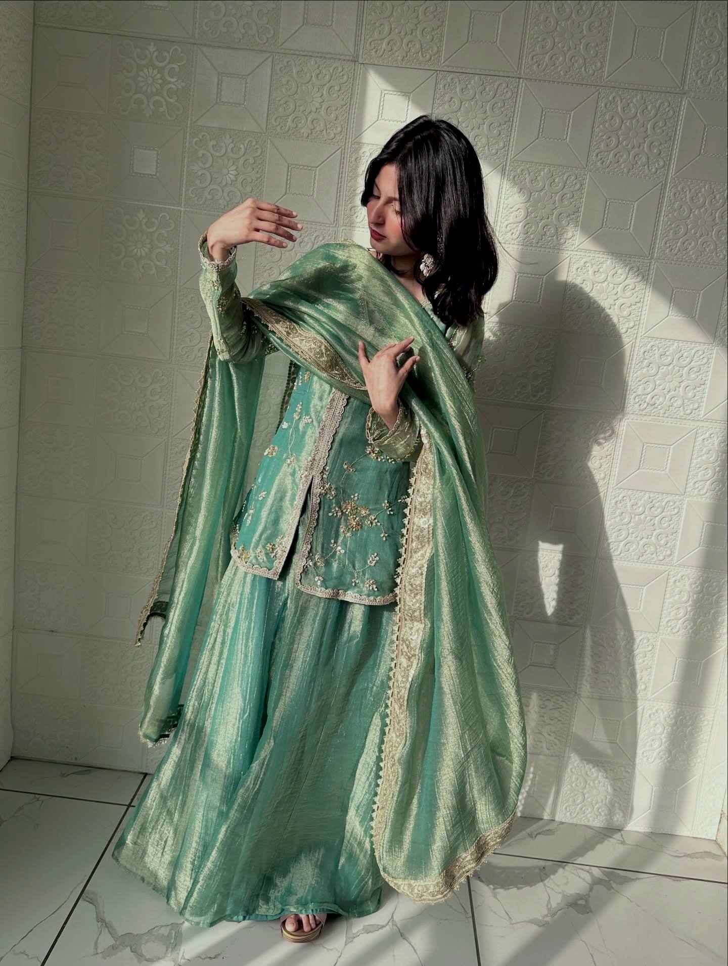 Radiant Serenity: A Green Masterpiece - Image 7