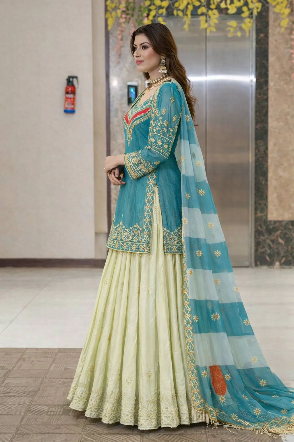 Timeless Charm: Festive Attire for Friends - Image 5