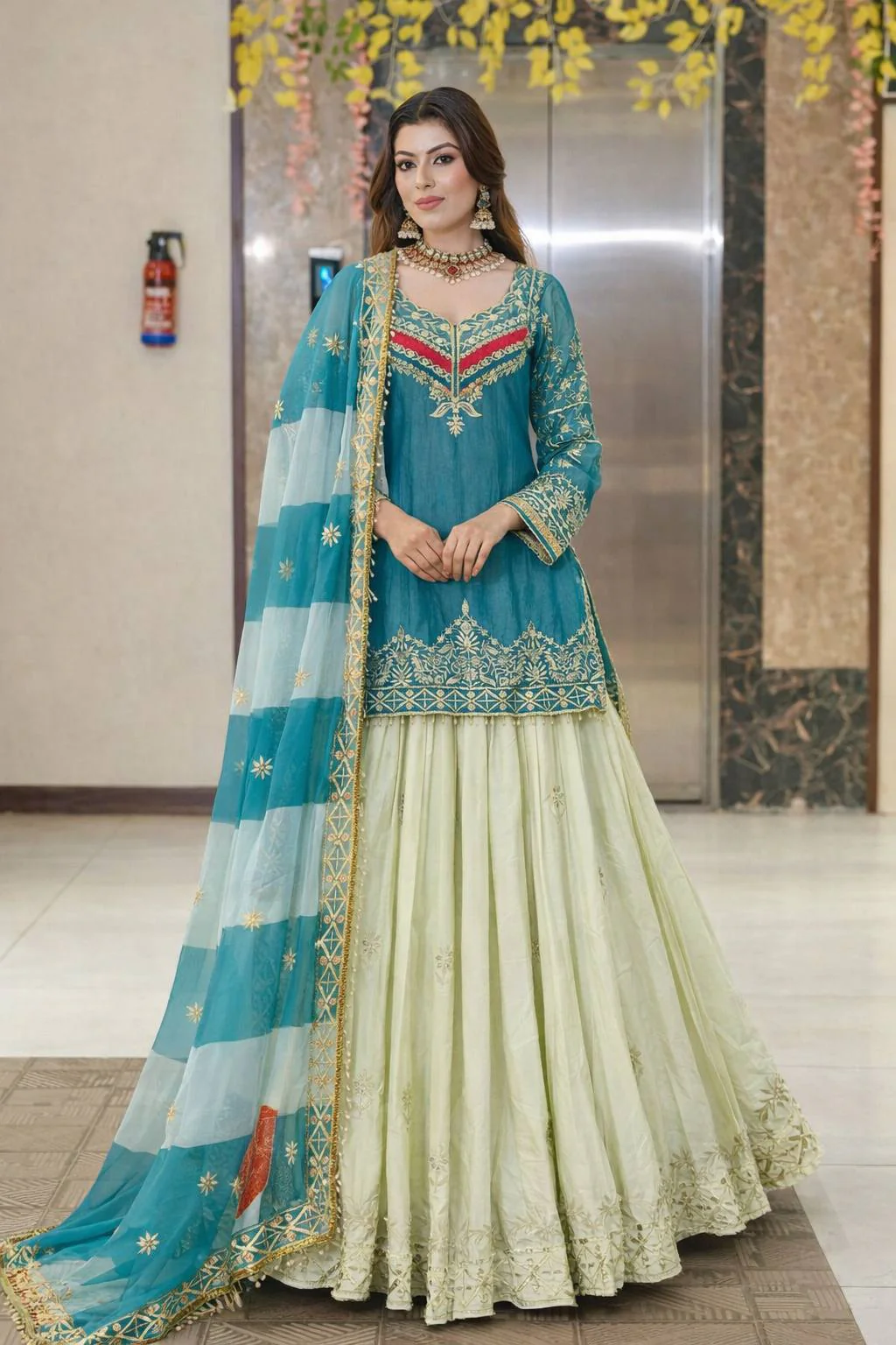 Timeless Charm: Festive Attire for Friends - Image 6