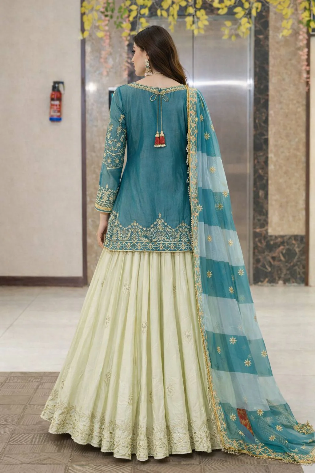 Timeless Charm: Festive Attire for Friends - Image 7