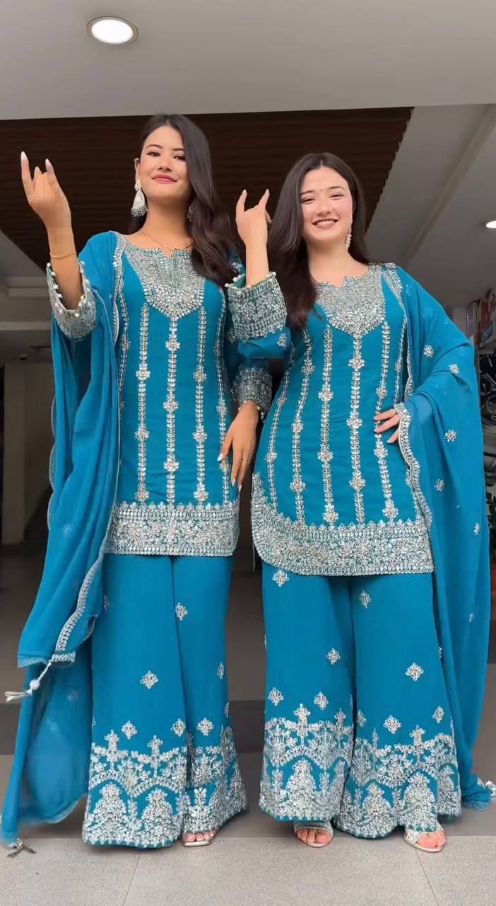 Vibrant Elegance Festive Attire Collection - Image 6